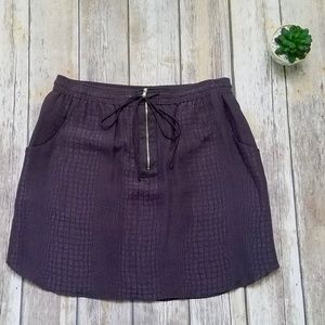 Rebecca Taylor Silk Mini Skirt